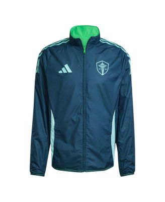 Men's Rave Green/Blue Seattle Sounders FC 2025 Anthem Reversible Full-Zip Jacket