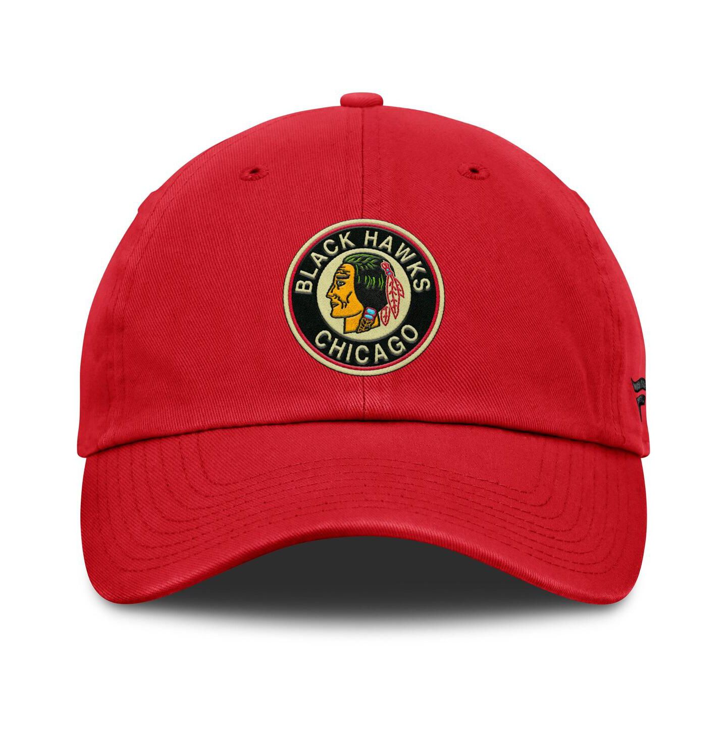 Мужская кепка Fanatics Red Chicago Blackhawks Decades Collection Adjustable Hat — фото 4