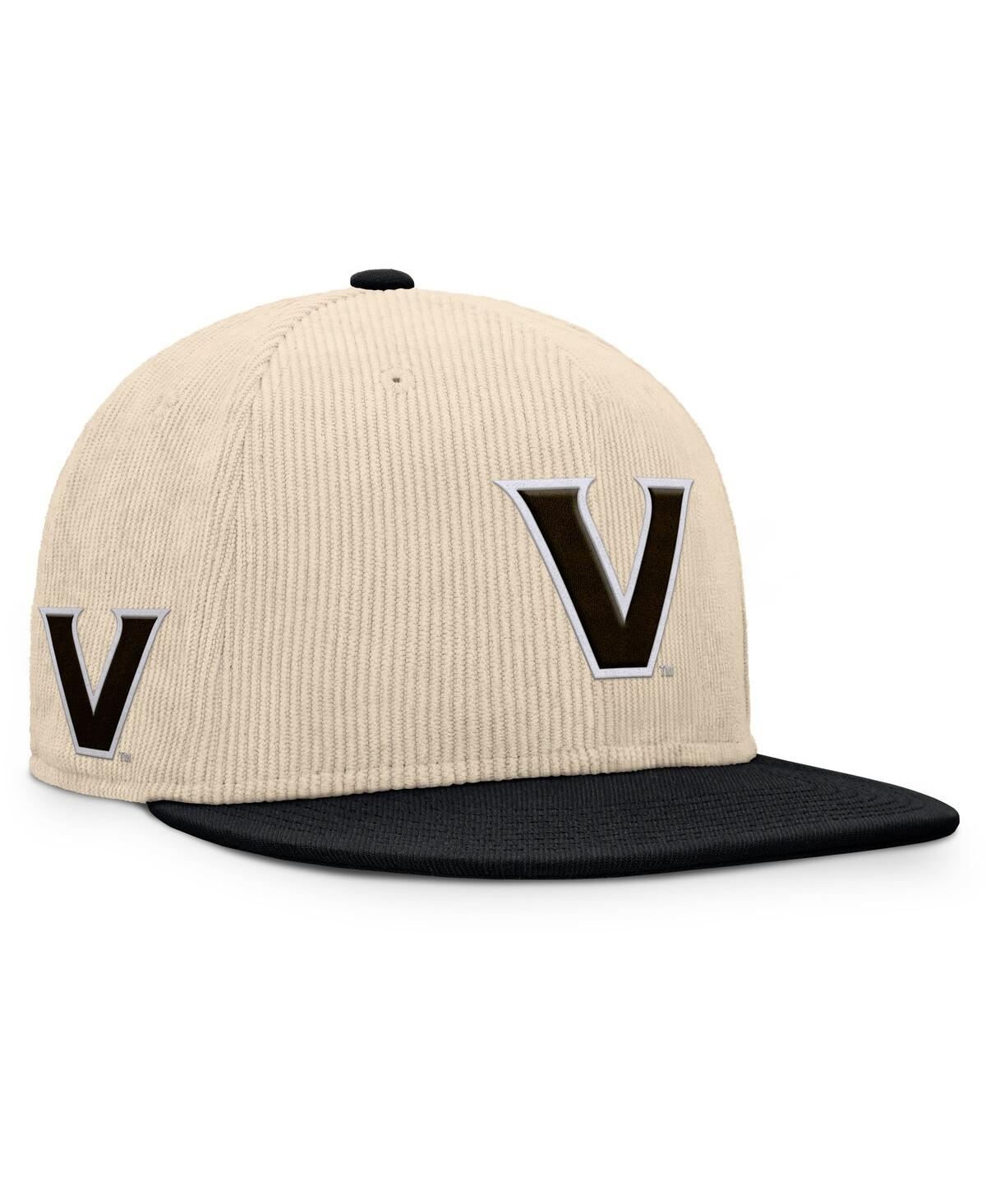 FANATICS MEN'S TAN VANDERBILT COMMODORES CATCHER SNAPBACK HAT 
