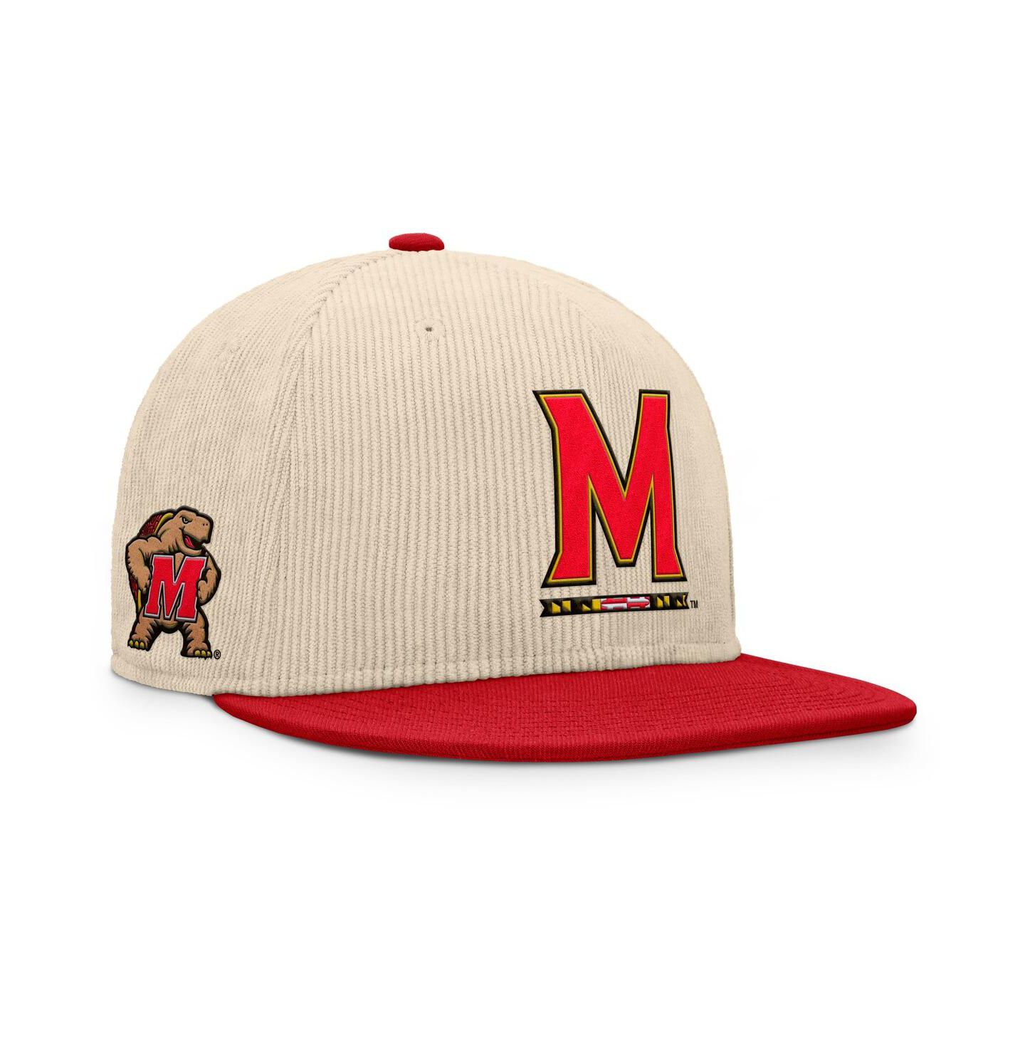 Мужская кепка Fanatics Tan Maryland Terrapins Catcher Snapback Hat — фото 3