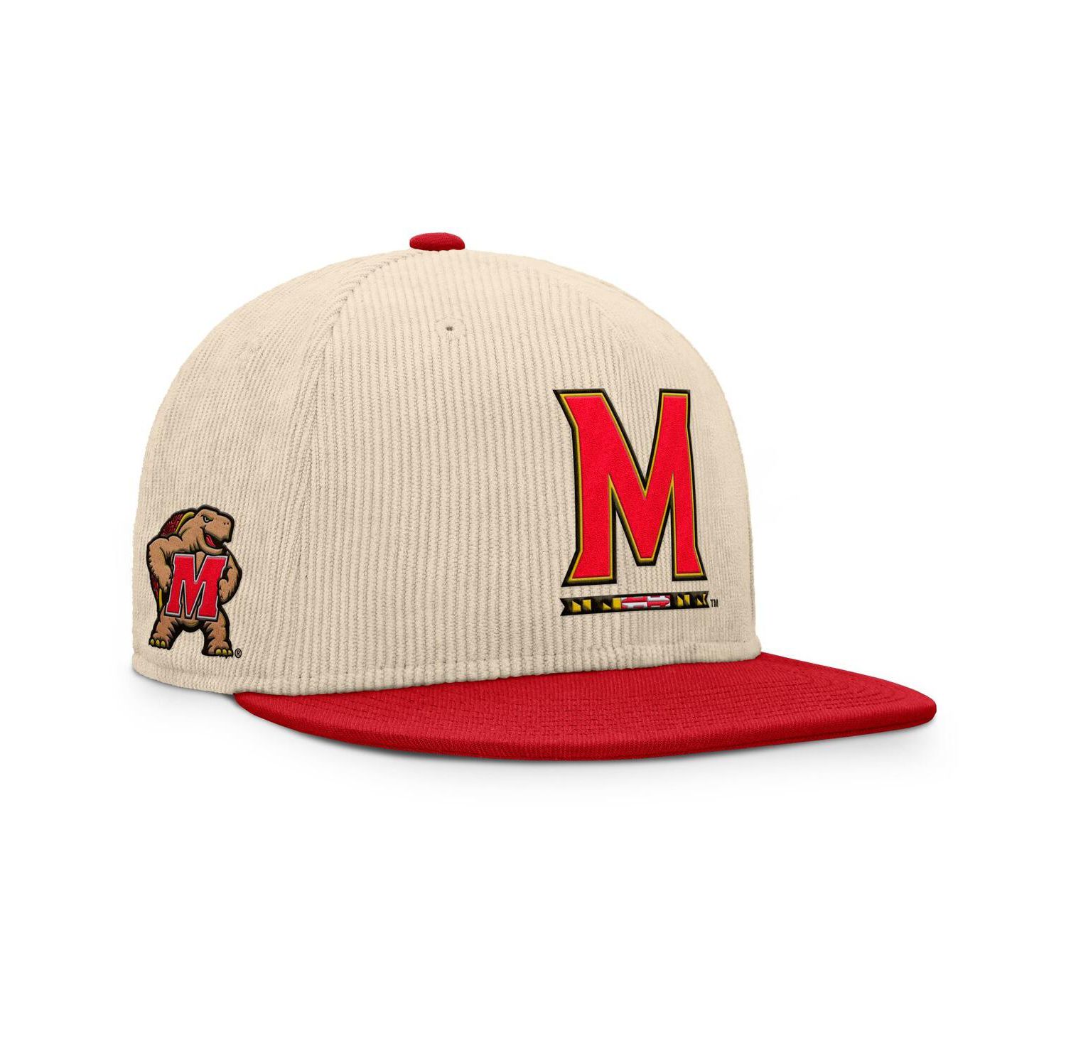 Men's Tan Maryland Terrapins Catcher Snapback Hat