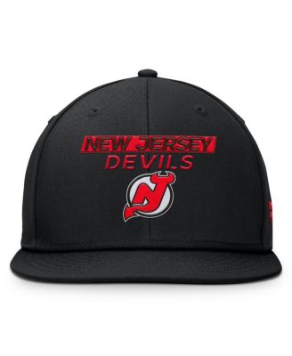 Men's Black New Jersey Devils Authentic Pro Prime Snapback Hat