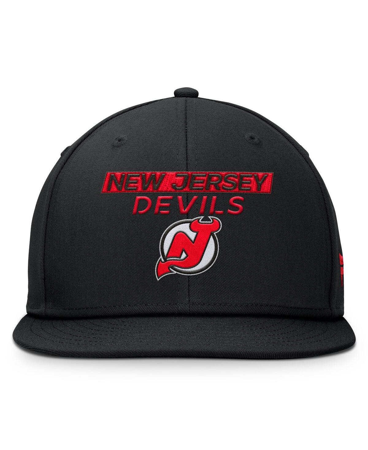 Fanatics Men's Black New Jersey Devils Authentic Pro Prime Snapback Hat In Black