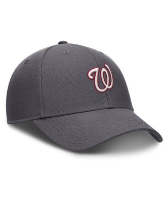 Nike - Men's  Gray Washington Nationals Club Performance Adjustable Hat