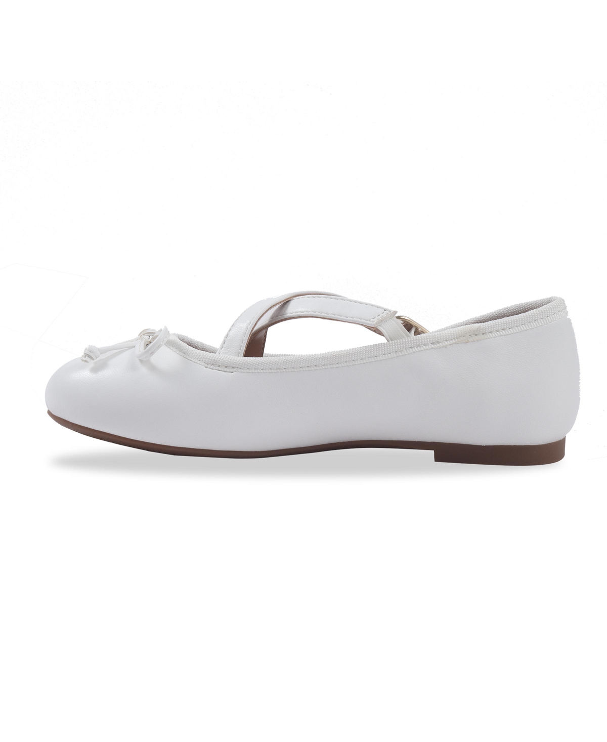Sam & Libby Kids' Candice Crossover Flat In White