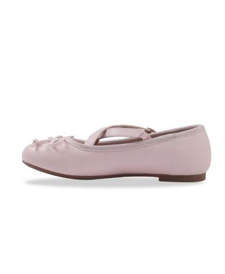 Little and Big Girls Candice Crossover Ballet Flat Dress Shoe