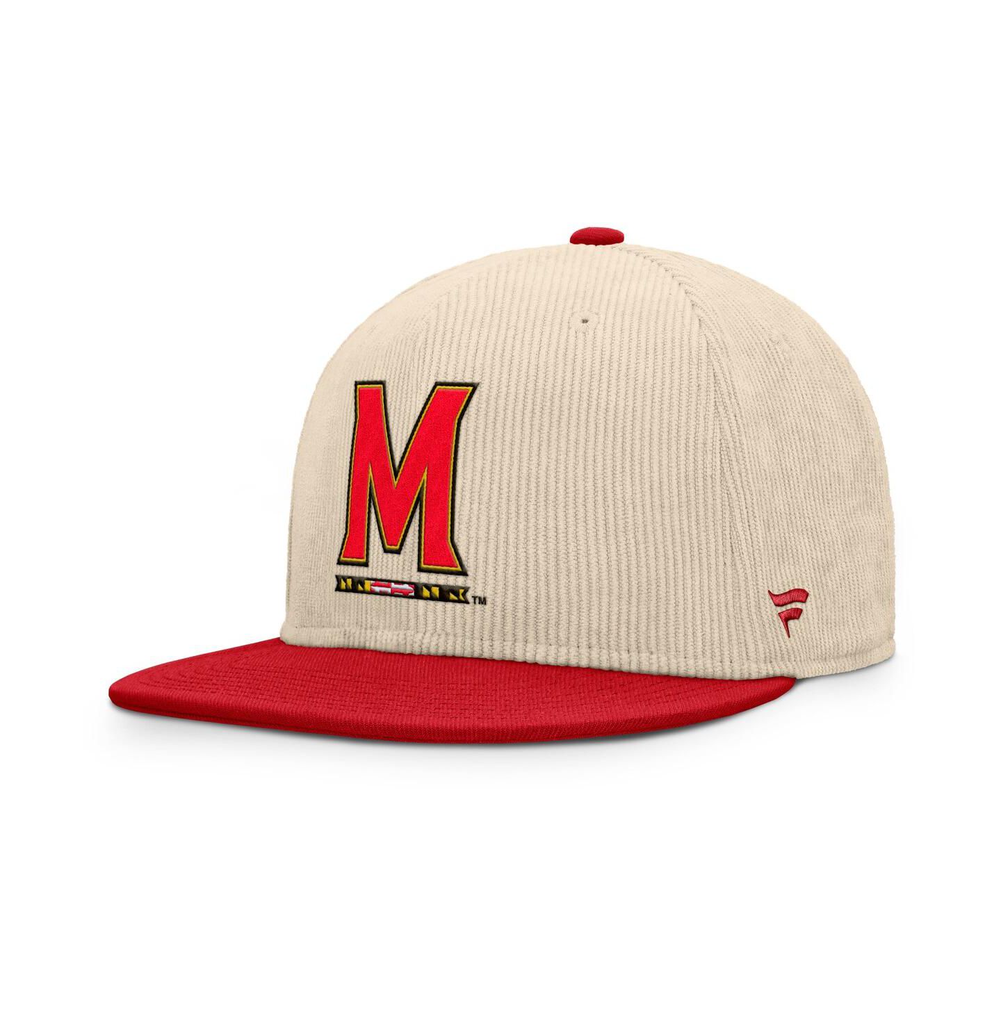 Мужская кепка Fanatics Tan Maryland Terrapins Catcher Snapback Hat — фото 1