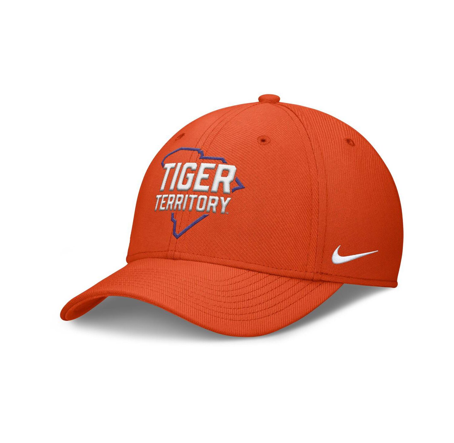 Men's Orange Clemson Tigers Local Swoosh Flex Hat