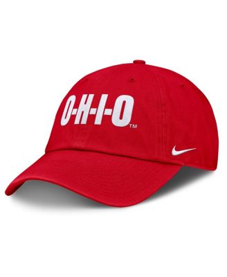 Nike - Men's and Women's  Scarlet Ohio State Buckeyes Local Club Adjustable Hat