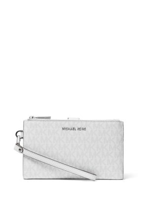 Logo Jet Set Double-Zip Wristlet