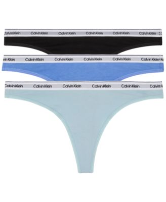 Women's Modern Logo 3-Pack Thong Underwear QD5209