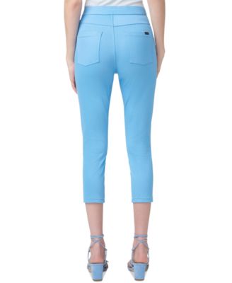 Women's Mid-Rise Pull-On Denim Capri Leggings