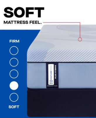 Posturepedic Hybrid Haslett 13" Soft Tight Top Mattress Set - Queen Split