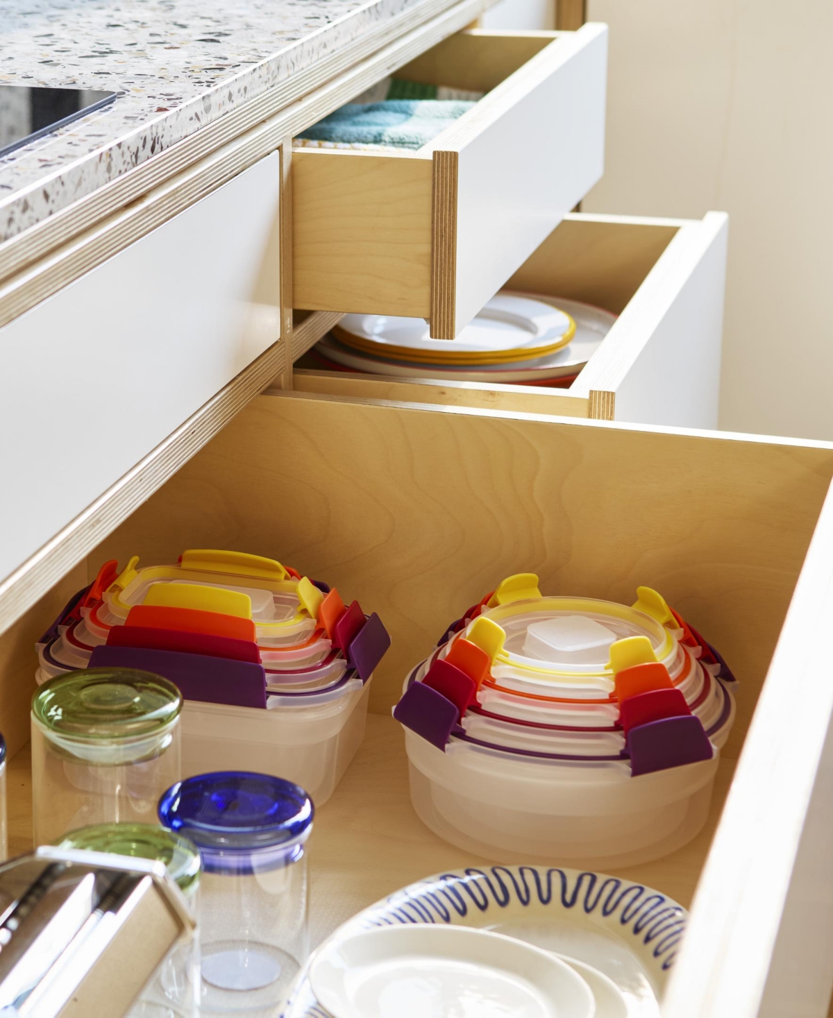Joseph Joseph Nest Lock 16 Pc. Food Storage Container Set In Multicolor