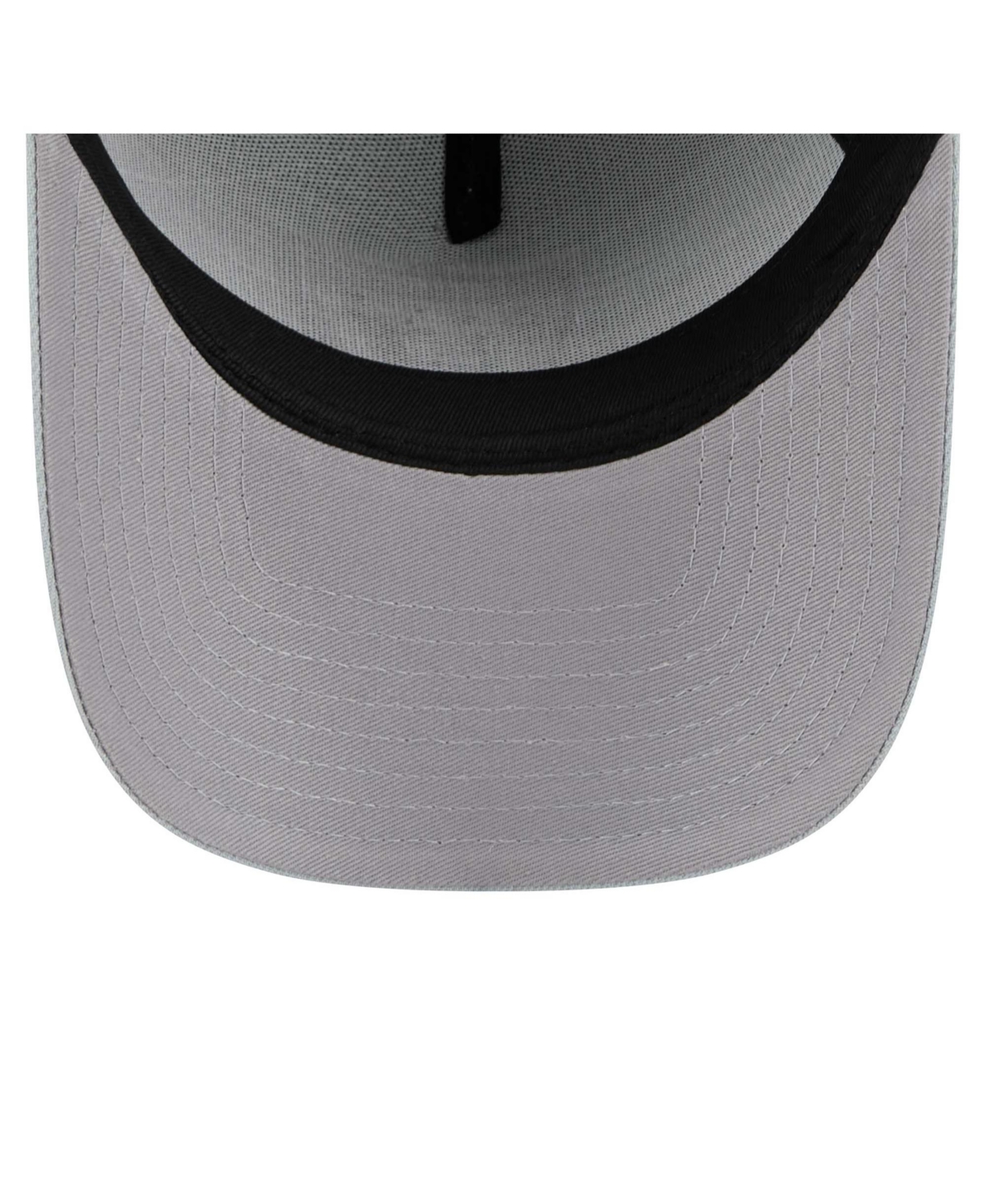 NEW ERA MEN'S GRAY OAKLAND RAIDERS GRIDIRON CLASSICS A-FRAME 9FORTY ADJUSTABLE HAT 