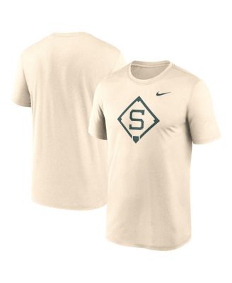 Nike - Men's  Cream Michigan State Spartans Legend Baseball Icon Performance T-Shirt
