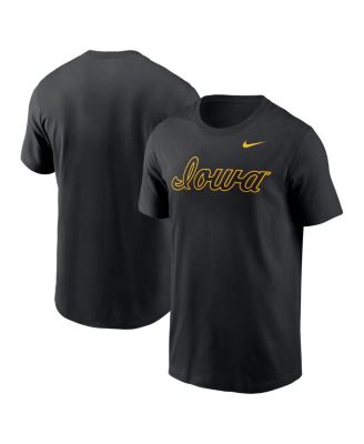 Nike - Men's  Black Iowa Hawkeyes Baseball Wordmark T-Shirt