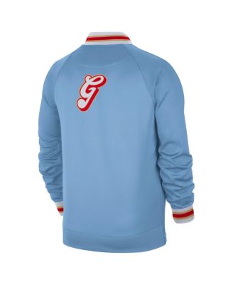 Men's Light Blue Memphis Grizzlies 2024/25 City Edition Authentic Showtime Performance Full-Zip Jacket