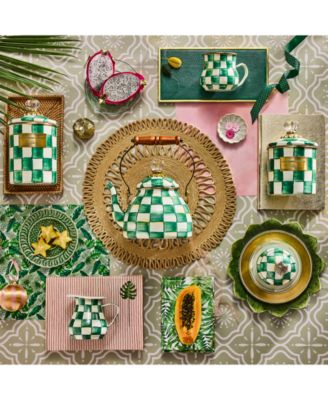 MacKenzie-Childs Emerald Check Dinnerware & Serveware Collection 