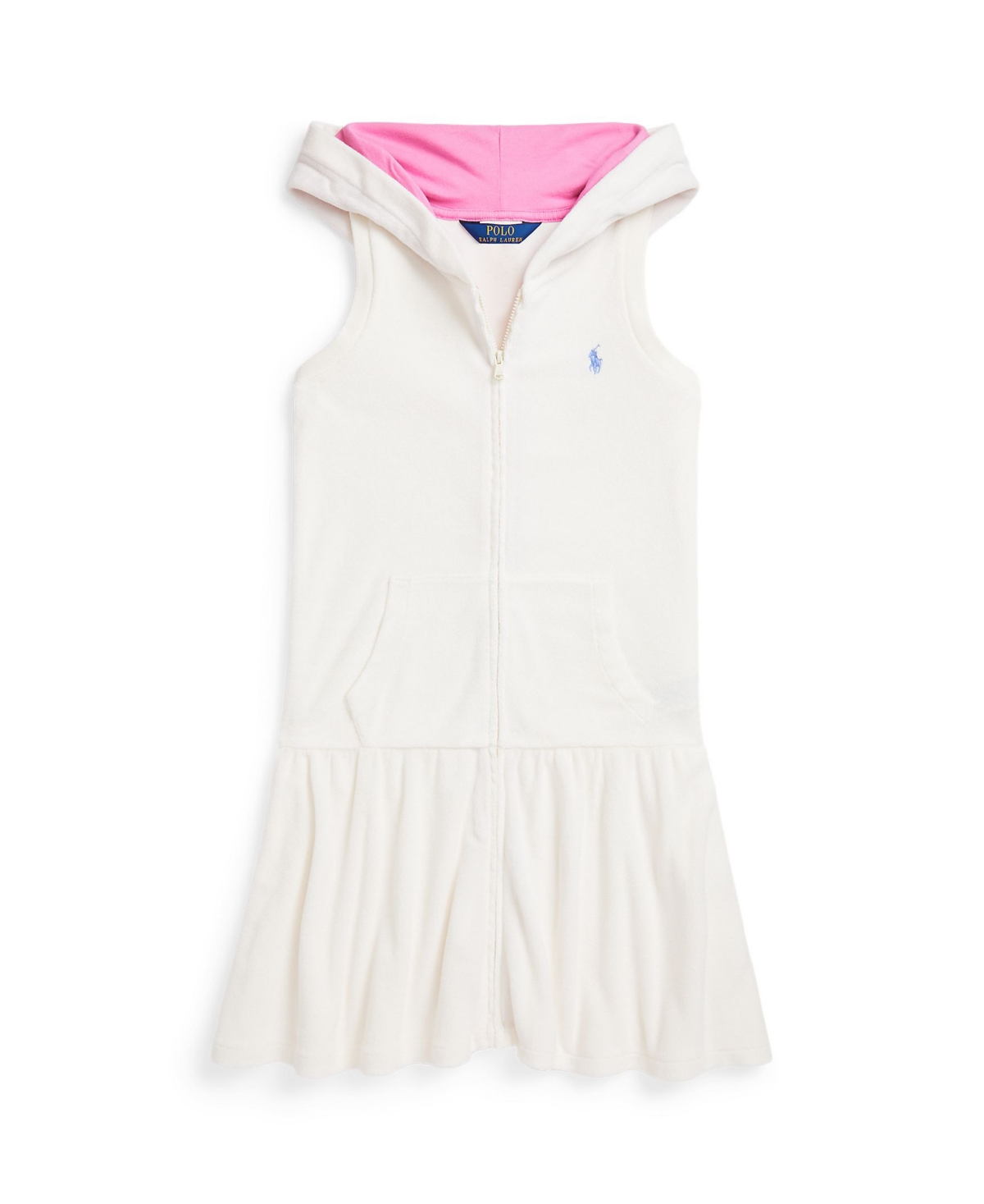 Polo Ralph Lauren Hooded Terry Cover-up In Nevis Harbor Island Blue