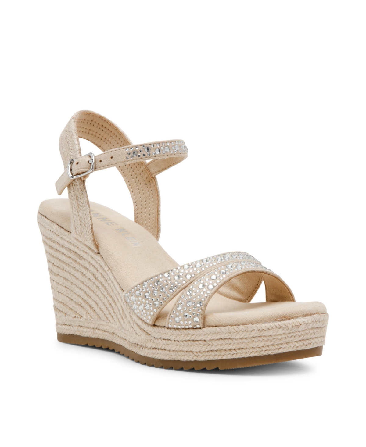 Women's Weekend Embellished Espadrille Wedge Sandals - Crystal