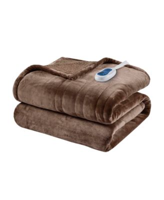 Microlight Electric Reversible Plush to Berber Throw, 60" x 70"