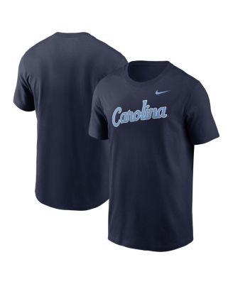 Nike - Men's  Navy North Carolina Tar Heels Baseball Wordmark T-Shirt