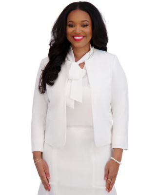 Kasper - Women's Open-Front Jacket, Regulaur & Plus Size