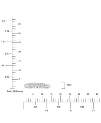 3-Pc. Set Cubic Zirconia Pav&eacute; Textured Rings