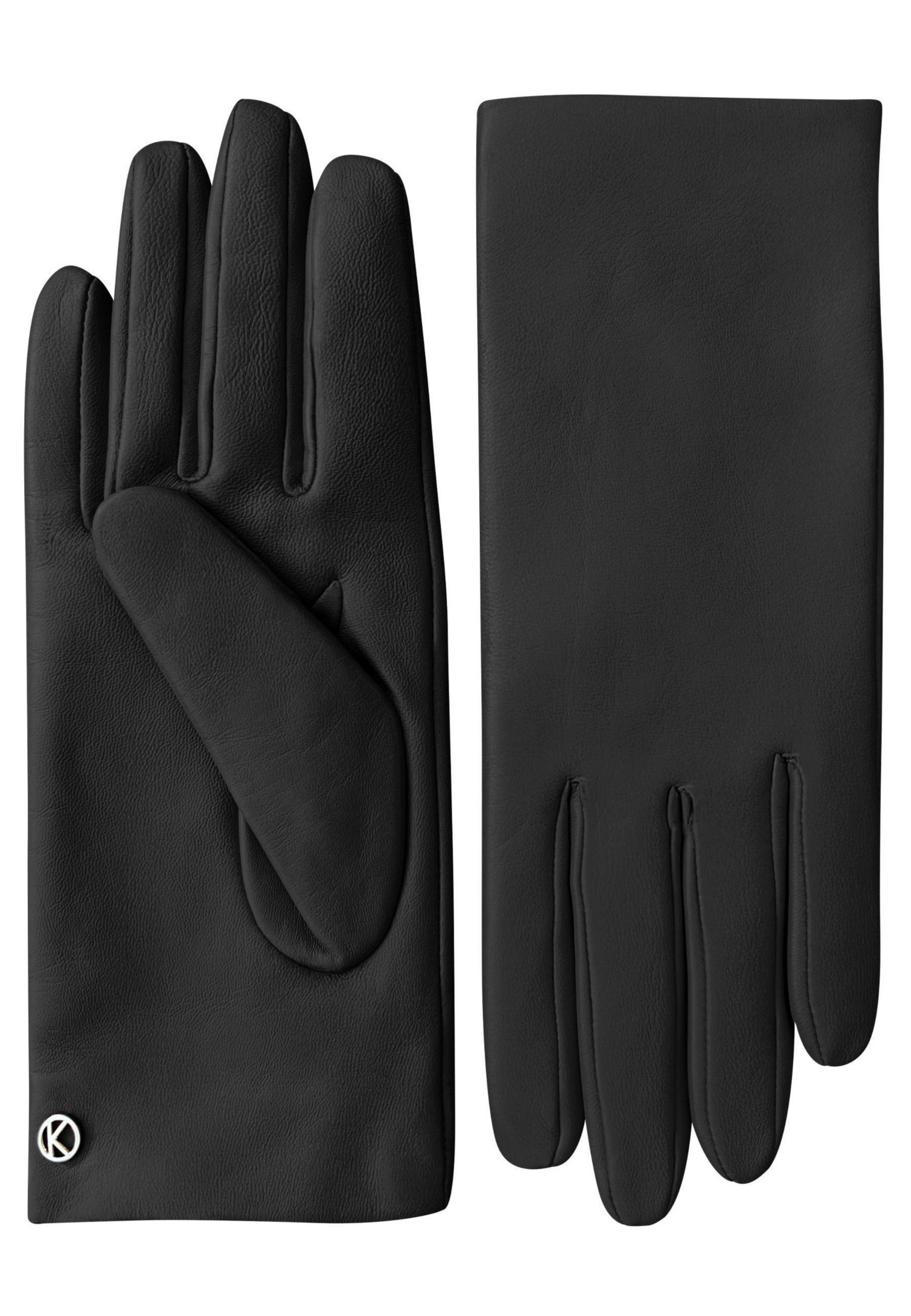 Women`s Premium Lamb Leather Touchscreen Gloves Style Lola Cashmere Lining