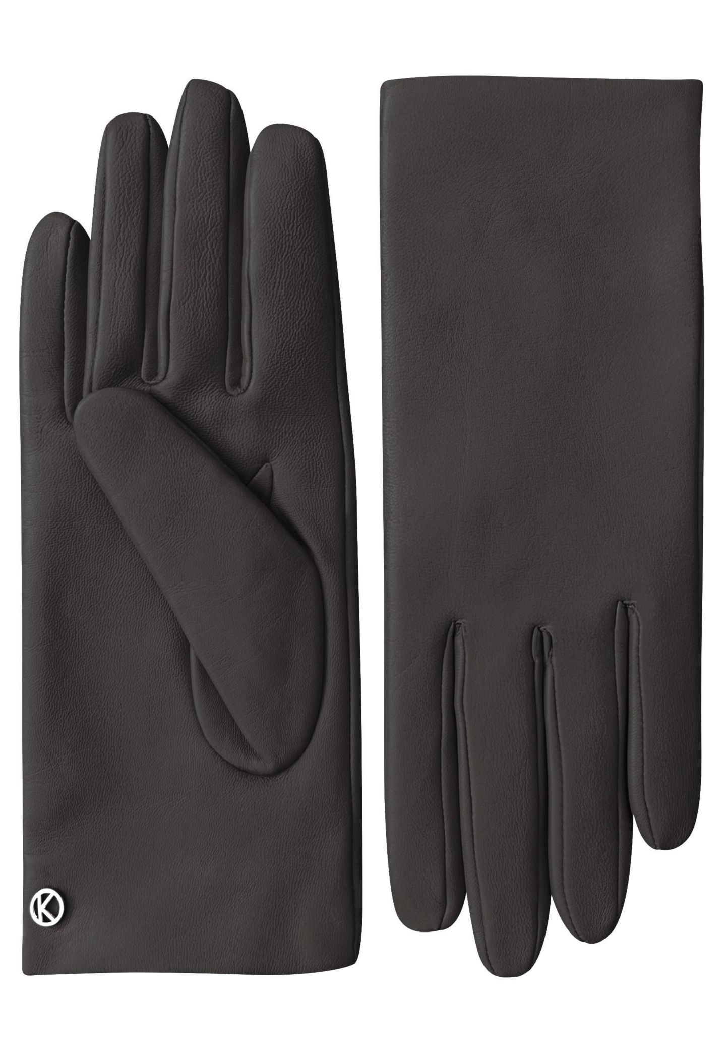 Женские перчатки KESSLER Women`s extra long Premium Lamb Leather Touchscreen Gloves Style Lola Long Cashmere Lining, цвет: Чёрный — фото 4