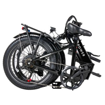 GoPlus Folding Electric Bike | 20" Fat Tire eBike | 500W Motor, 20mph Top Speed | 45+ Mile Range | Removable Battery | Class 1 and 2