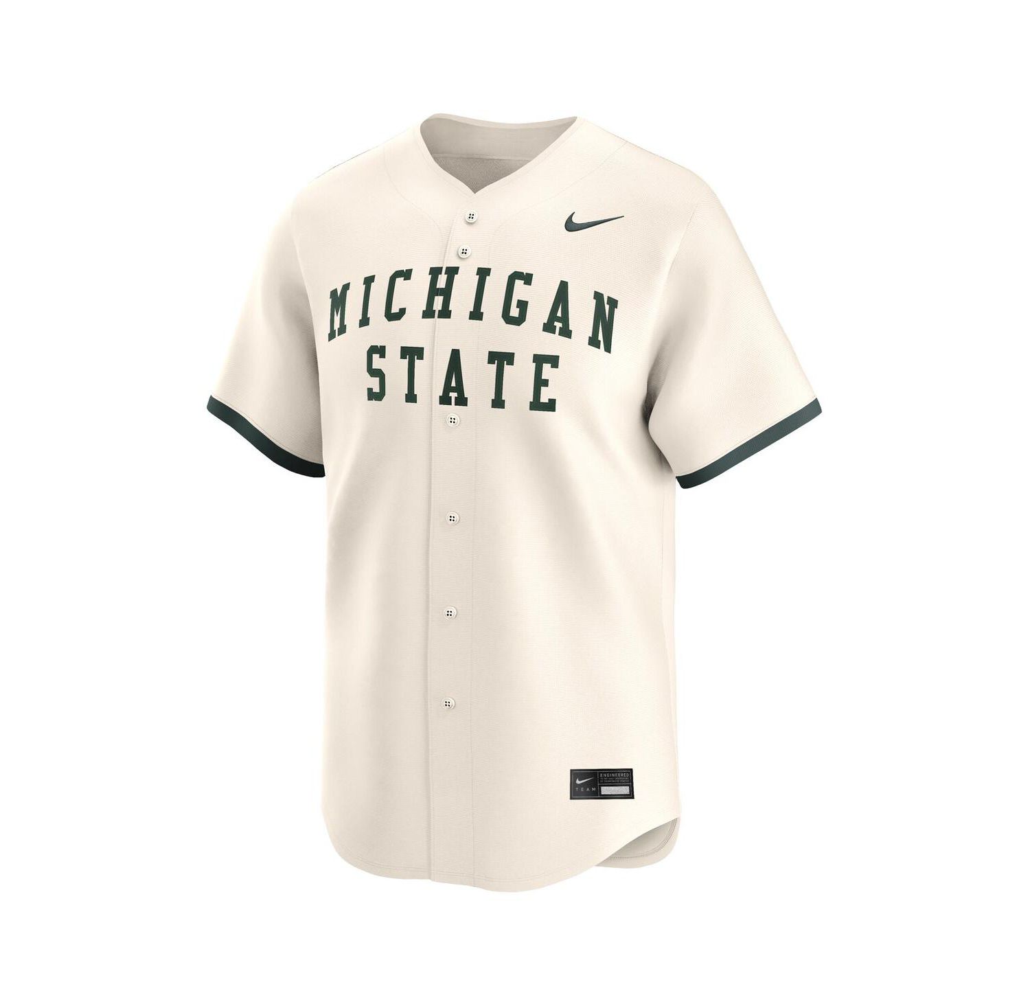 Men's Natural Michigan State Spartans College Limited Baseball Jersey