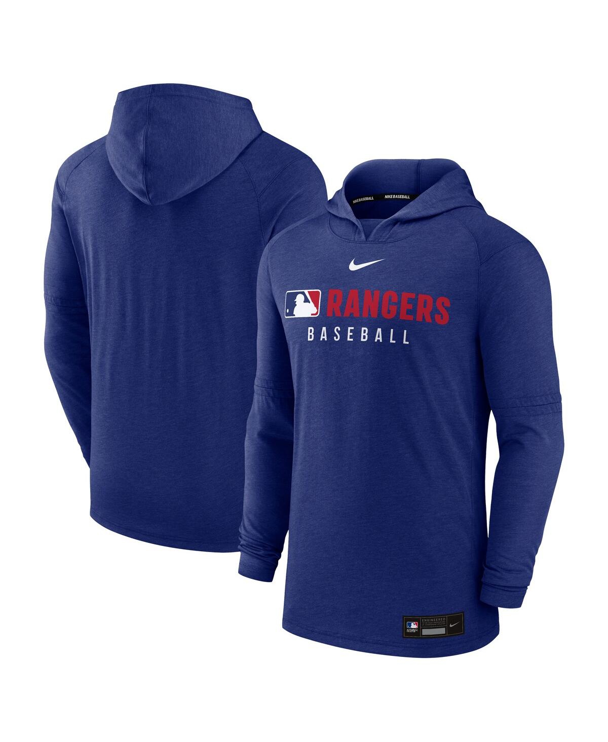 Nike Texas Rangers Authentic Collection  Men's Dri-fit Mlb Pullover Hoodie In Burgundy