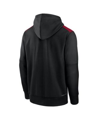 Men's Black Arizona Diamondbacks Authentic Collection Performance Pullover Hoodie