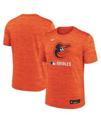 Nike - Men's Orange Baltimore Orioles Authentic Collection Velocity Performance Practice T-Shirt