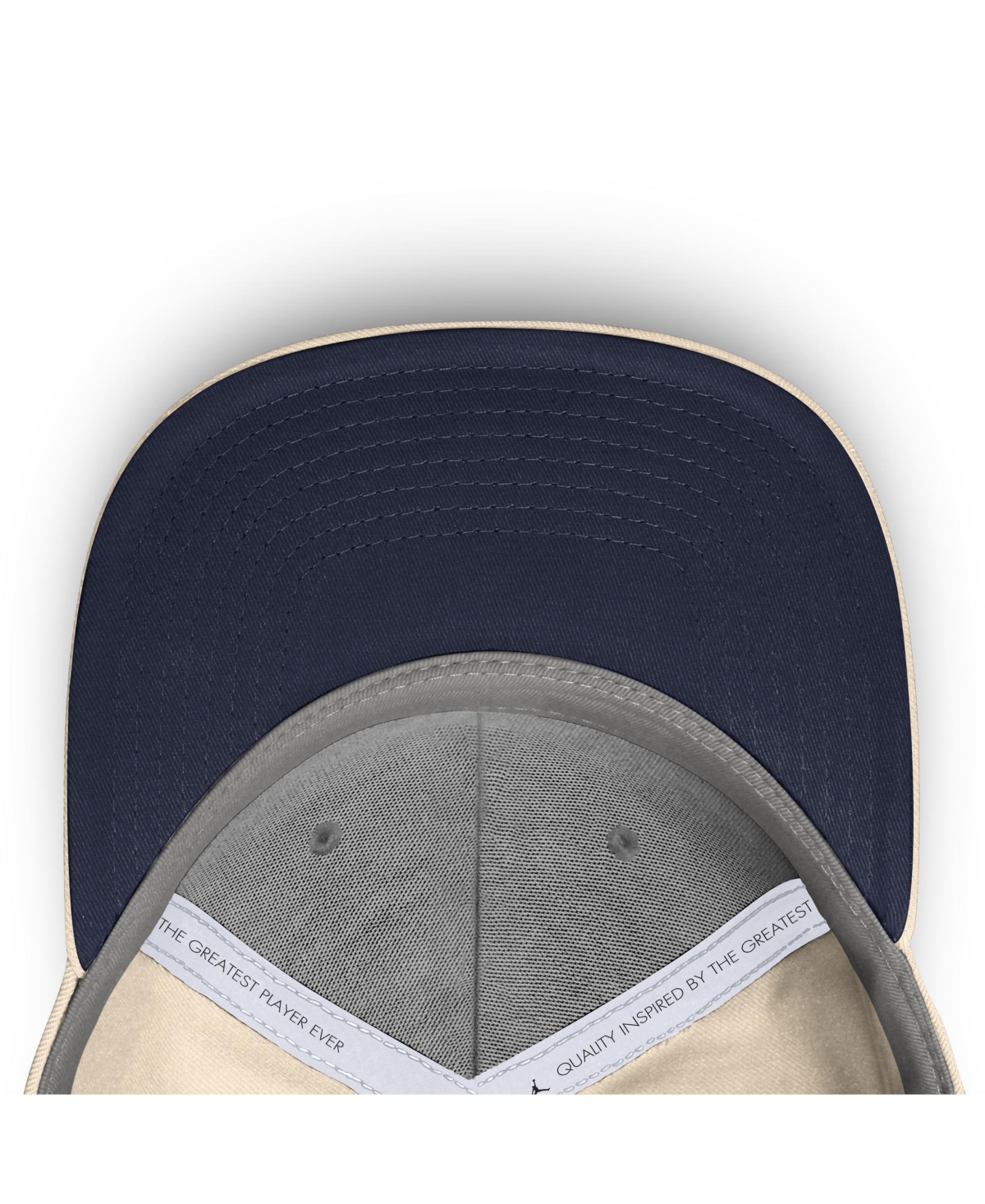 JORDAN MEN'S NATURAL MICHIGAN WOLVERINES PRIMETIME RISE ADJUSTABLE HAT 