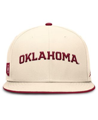 Men's Natural Oklahoma Sooners Primetime True Performance Fitted Hat