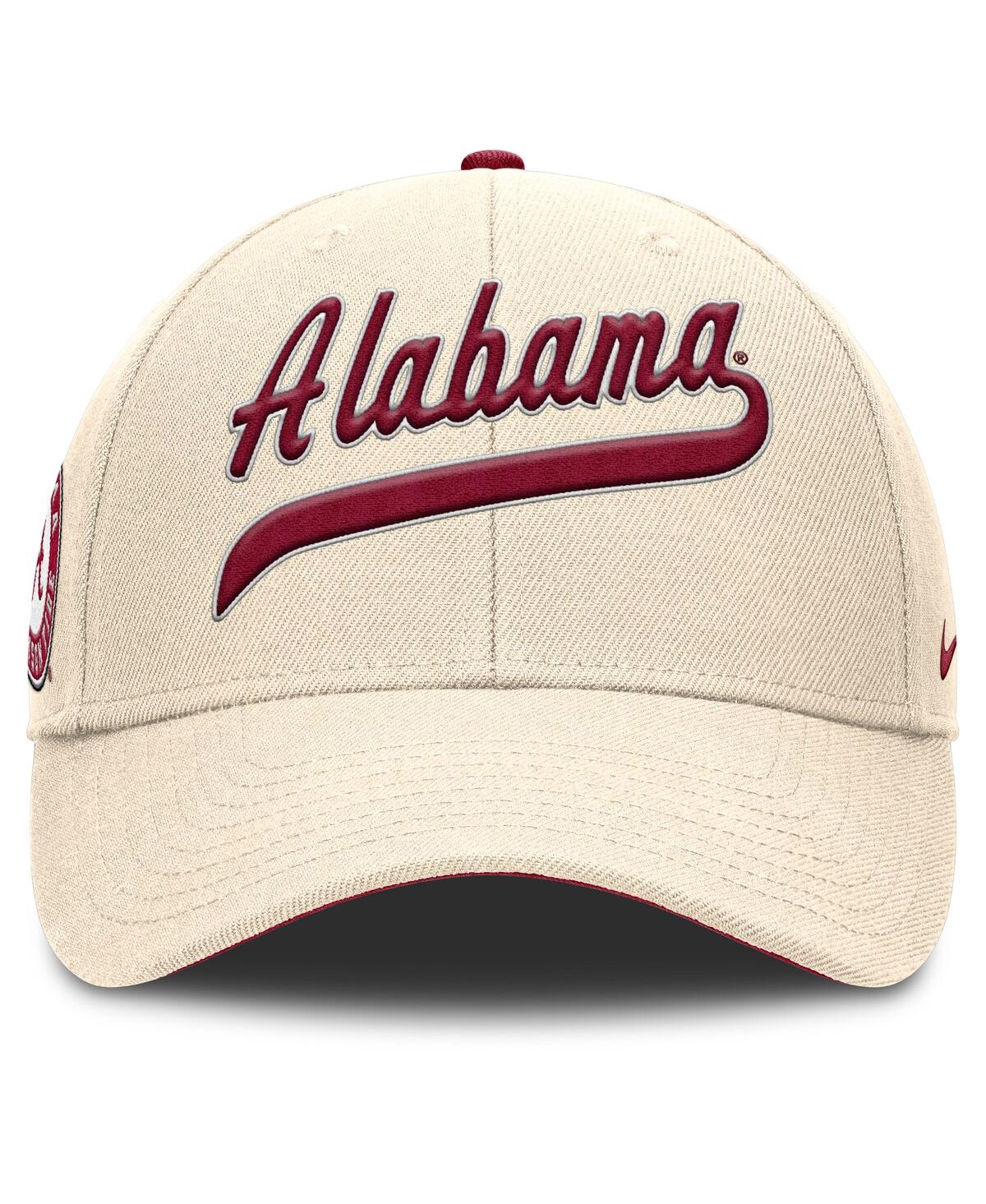 Nike Alabama Crimson Tide Primetime True  Men's Dri-fit College Fitted Hat In Natural