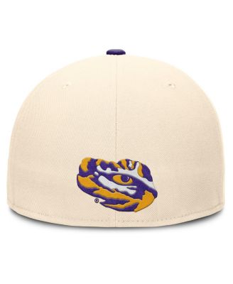 Men's Natural LSU Tigers Primetime True Performance Fitted Hat