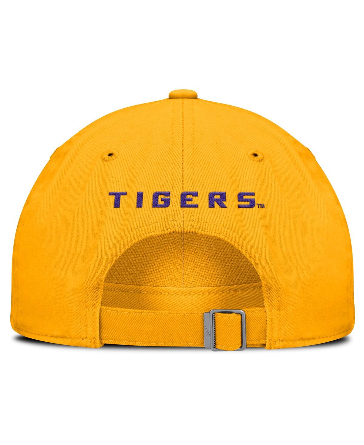 Nike Lsu Tigers Primetime Club  Men's College Adjustable Hat In Gold