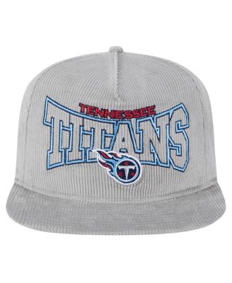 Men's Gray Tennessee Titans Corduroy&nbsp;Golfer Adjustable Hat