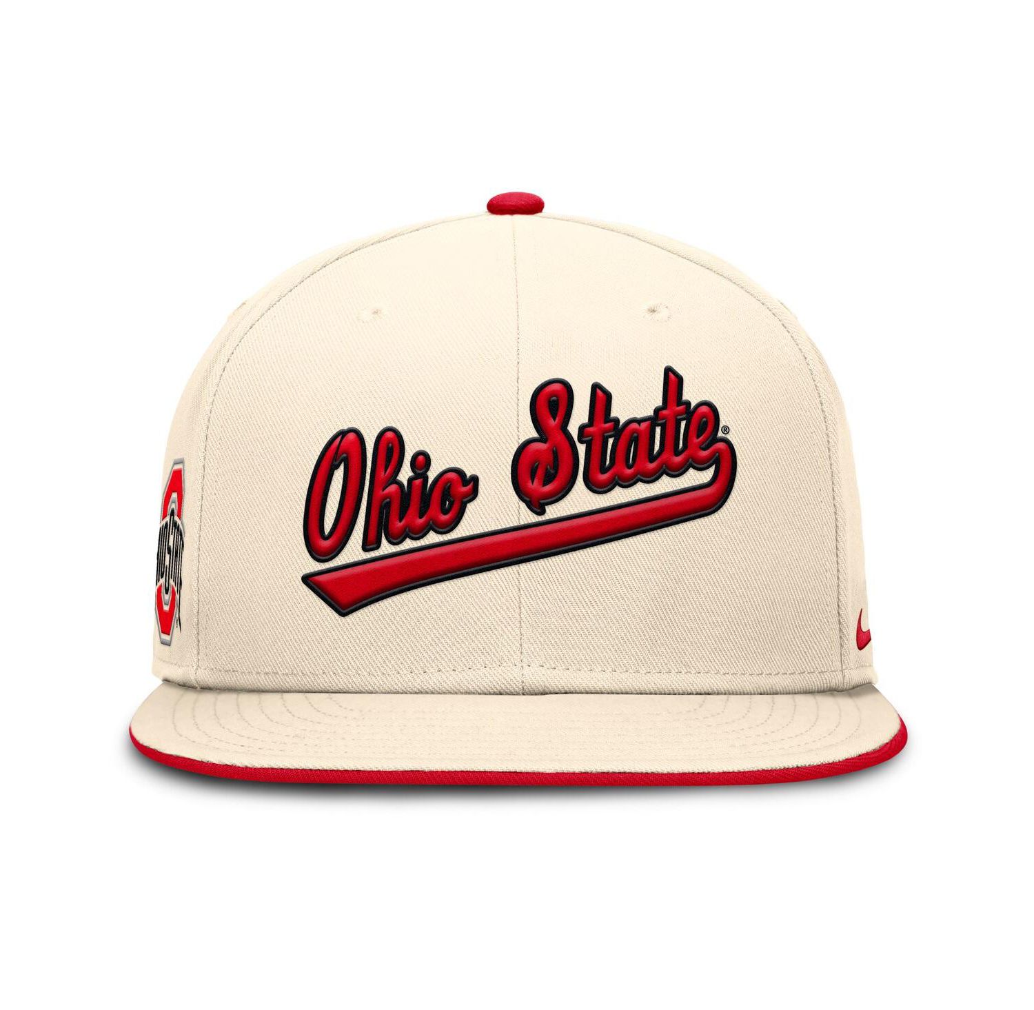 Men's Natural Ohio State Buckeyes Primetime True Performance Fitted Hat