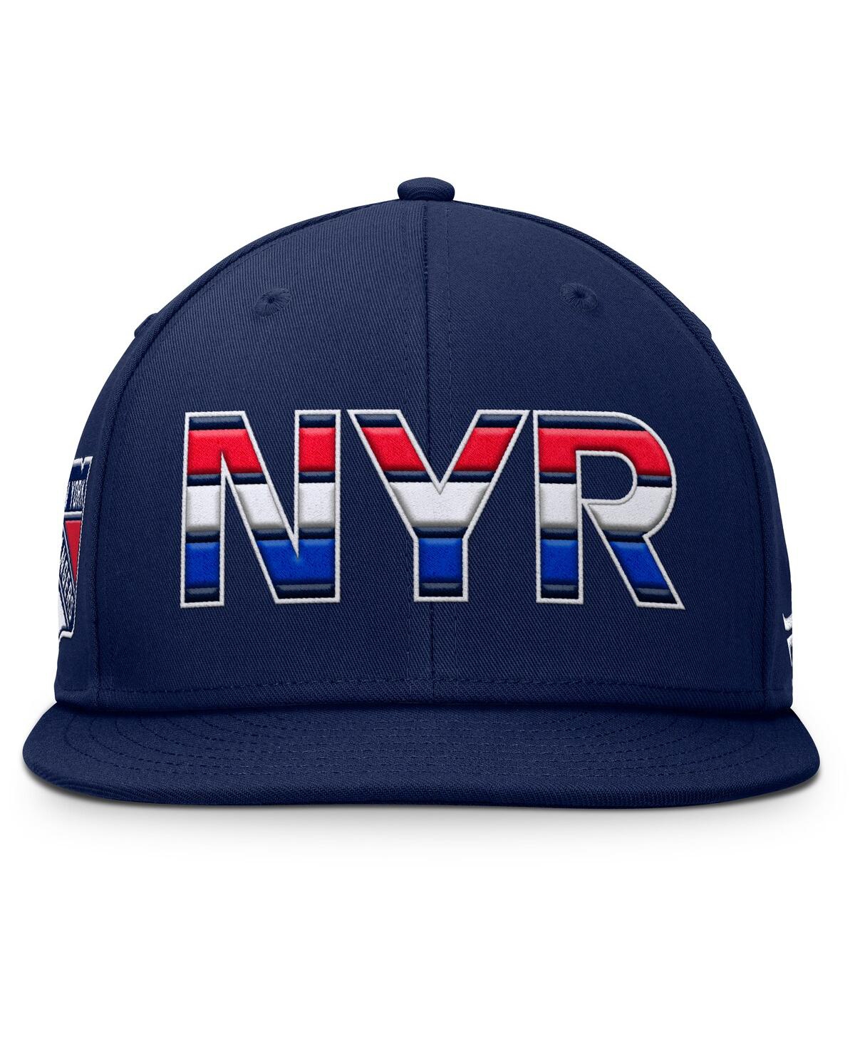 Fanatics Men's Navy New York Rangers Authentic Pro Alternate Jersey Snapback Hat In Navy