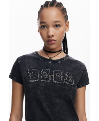 Women's Logo studded shirt