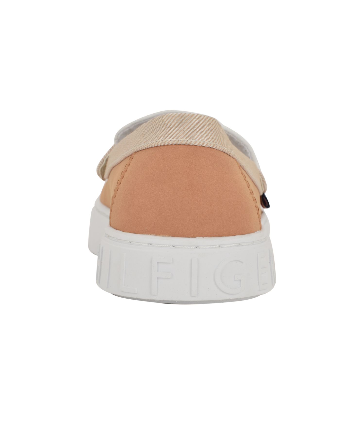 Женские туфли Tommy Hilfiger Walees Sporty Slip-On Penny, цвет: Коньячный / Белый — фото 3