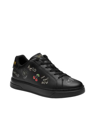 スニーカー COACH High Line Sneaker With Sketch Print COACH Men's Highline Sketch Print Sneaker - Macy's