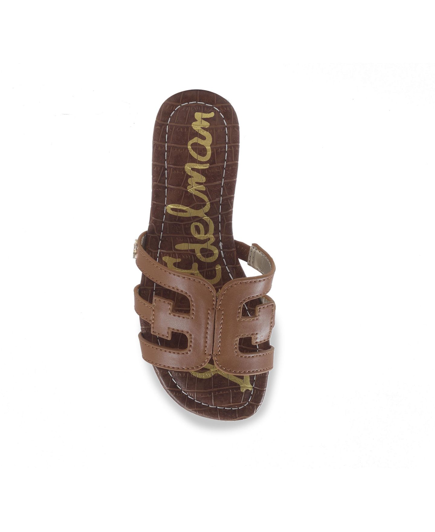 Сандалии Sam Edelman Bella Bay Flat Sandals для девочек, цвет: Коньячный — фото 5