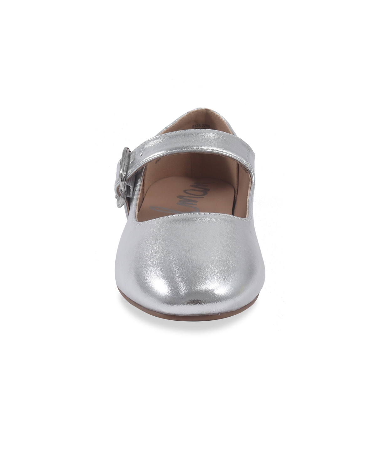 Sam Edelman Little And Big Girls Maeve Michaela Mary Jane In Silver