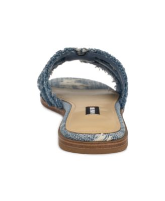 Women's Germanny Frayed Flat Slide Sandals